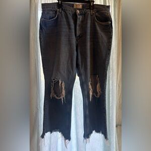 Free People cropped jeans